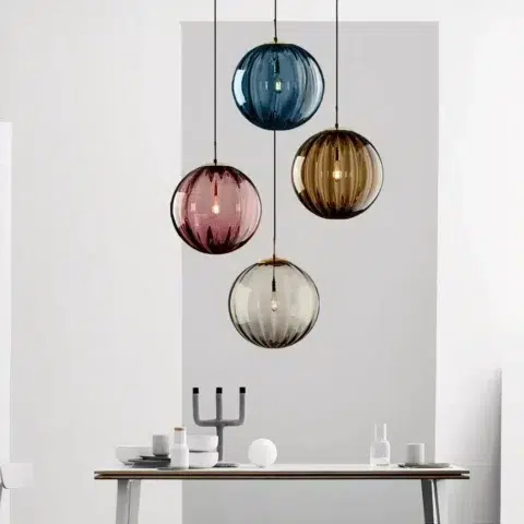 Lámpara de suspensión de bola LED de diseño nórdico moderno