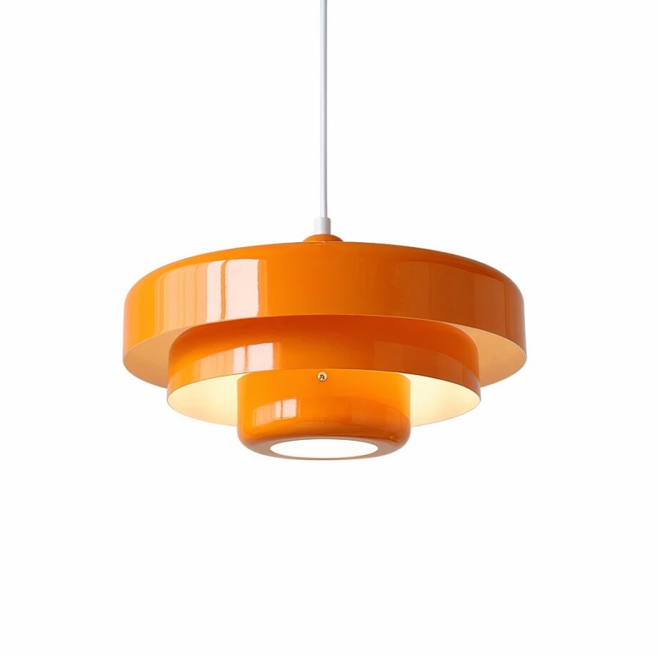 Lámpara colgante de aluminio de estilo escandinavo — vista trasera