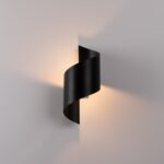 Aplique de pared de diseño en forma de espiral