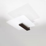 Plafón de madera de wengué de estilo refinado